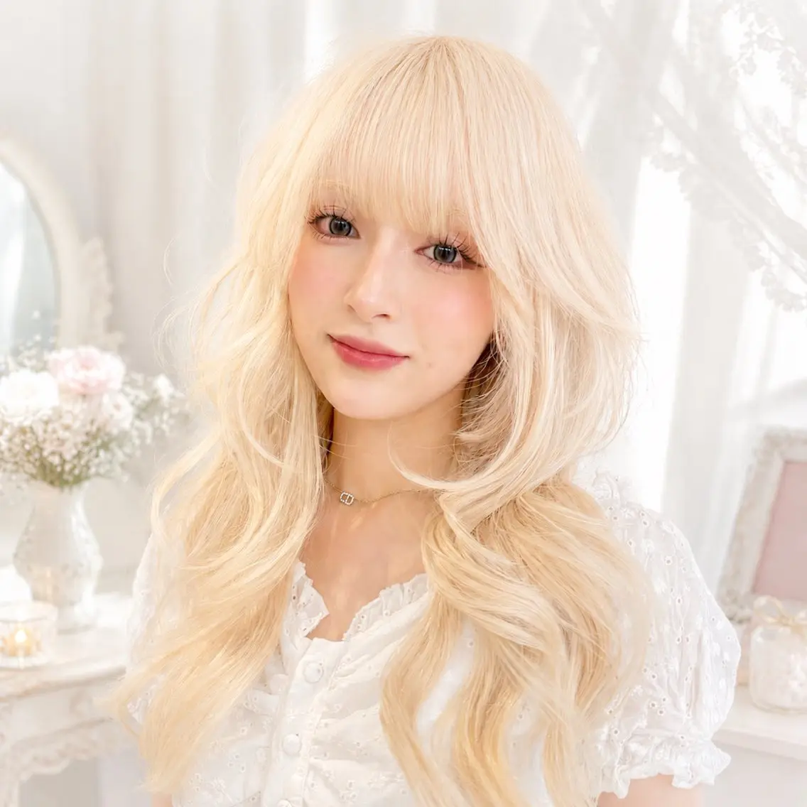 ロング ヘアカラー ♡似合わせハイトーン ♡maiのヘアスタイル