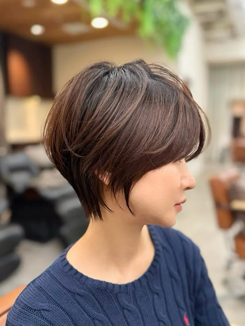 ショート パーマ 似合わせカット ショートヘア カット 縮毛矯正 トリートメント お悩み解決ショート/ 似合わせカット/といのヘアスタイル