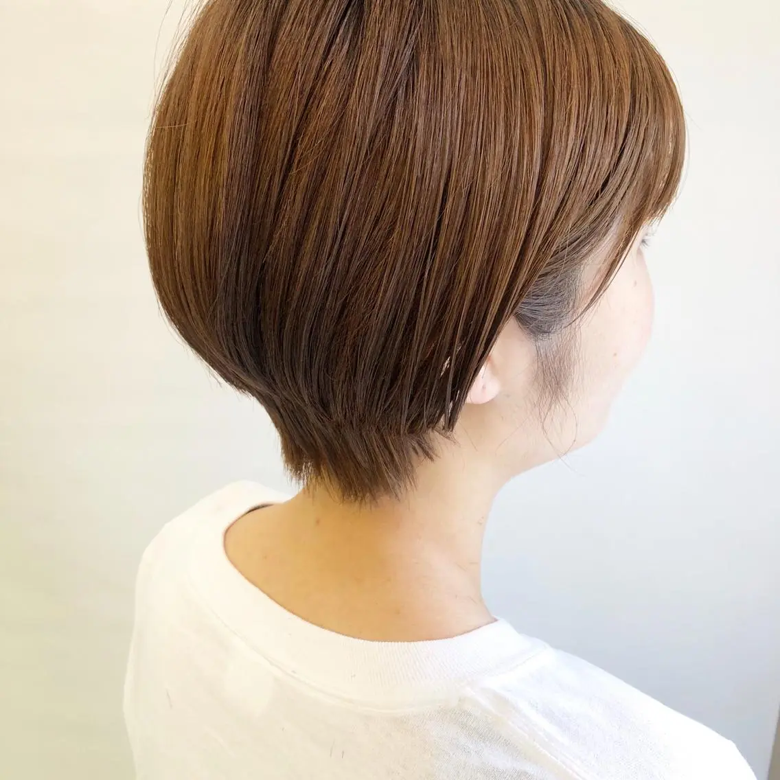 ショート カラー ショートヘア 齋藤 咲のヘアスタイル