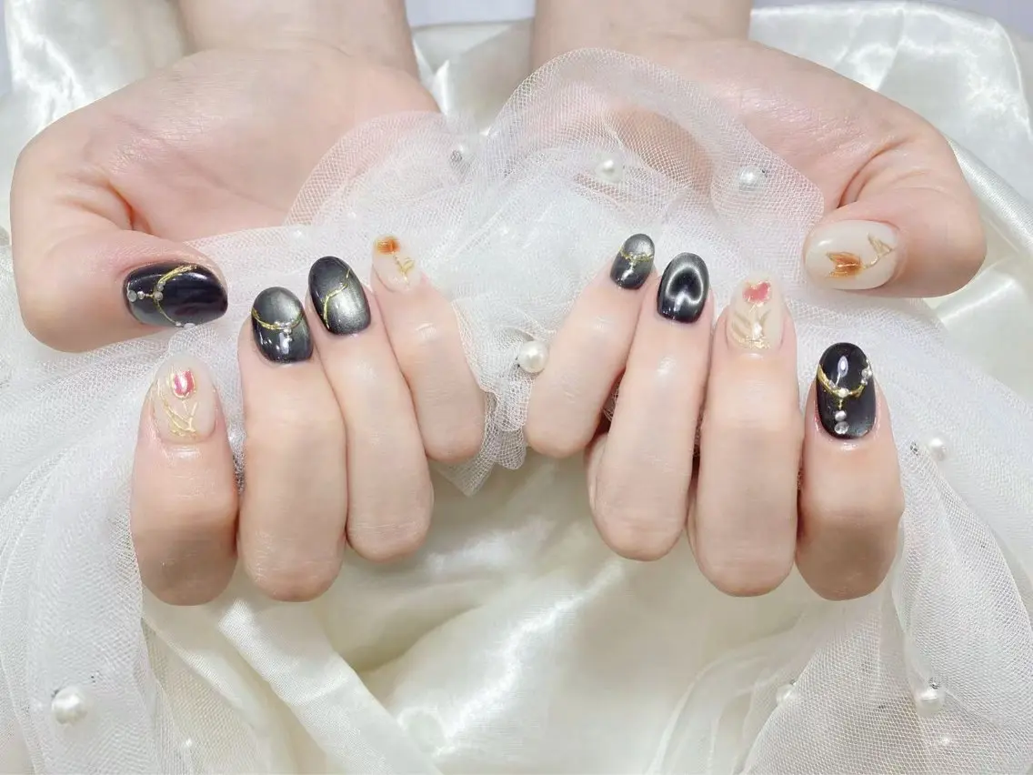 ネイル ハンドネイル H3 NAIL エミのネイルデザイン