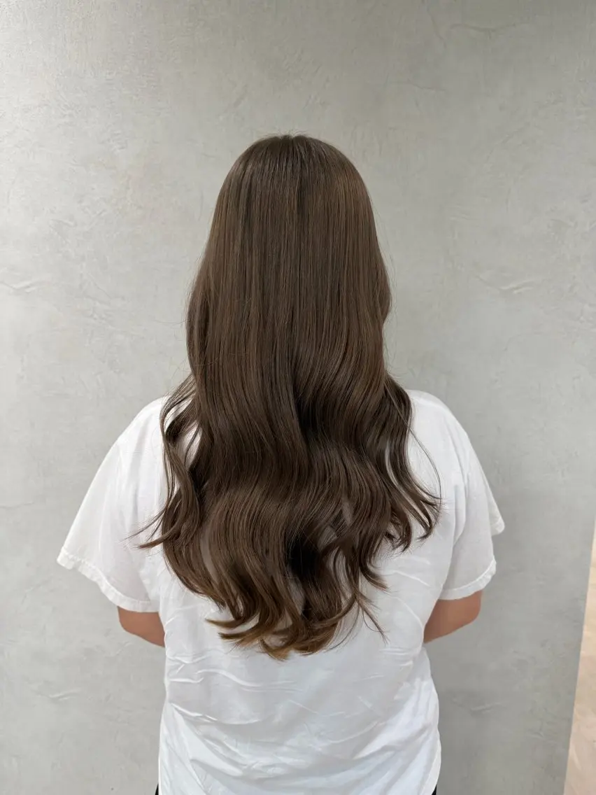 ロング hirano harukaのヘアスタイル