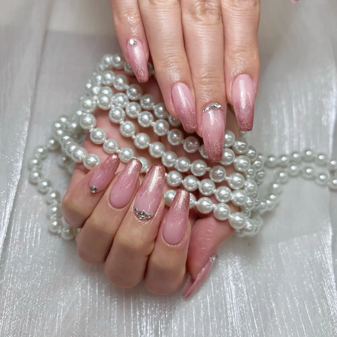 ネイル グラデーション ピンク Tagi Nail 銀座店のネイルデザイン