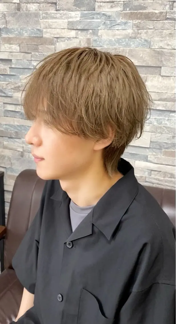 カラー メンズ メンズブリーチ ブリーチ 透明感カラー カット ヘアカラー 🦋 Cocoroのその他イメージ