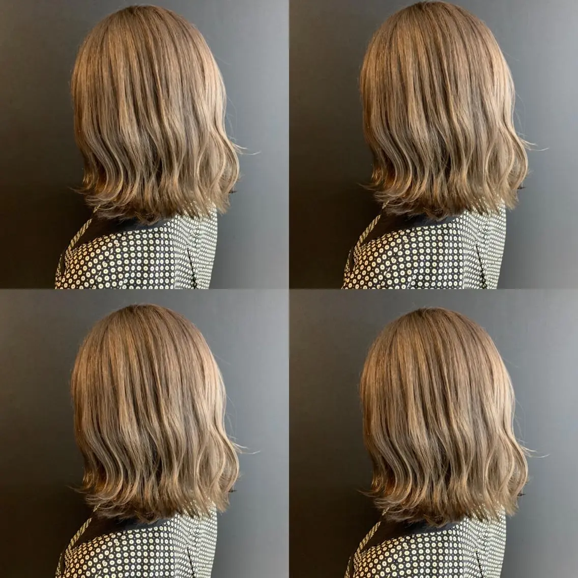 ショート カラー グレージュ ミルクティーグレージュ ✨レイヤー/髪質改善 /縮毛矯正✨ナカムラのヘアスタイル