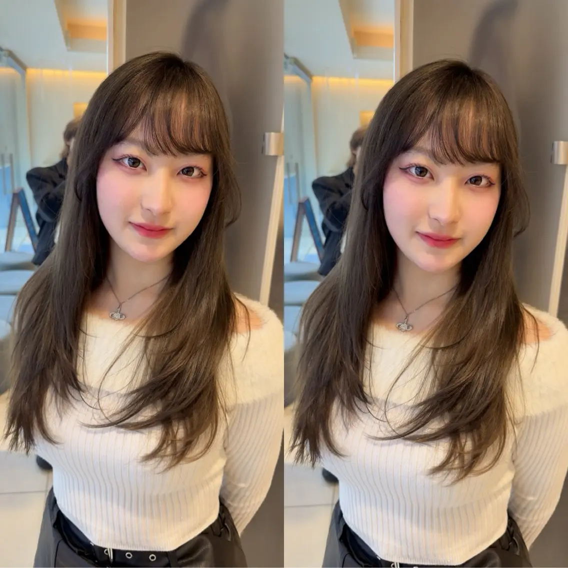 ロング カラー ハイトーン特化/ 透明感カラー特化のヘアスタイル