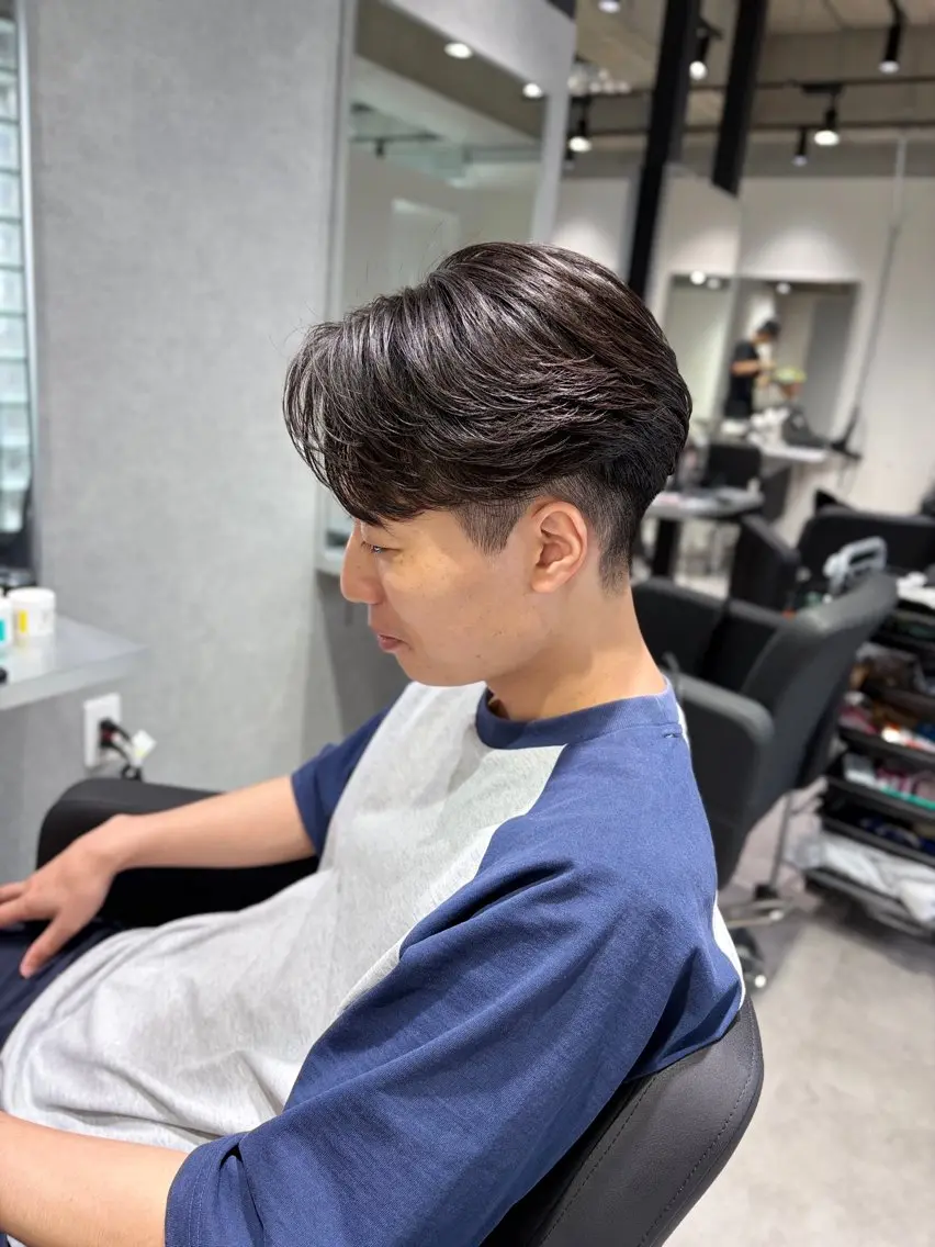 メンズ カット 縮毛矯正 曲がる縮毛矯正専門 /森隆之介のヘアスタイル