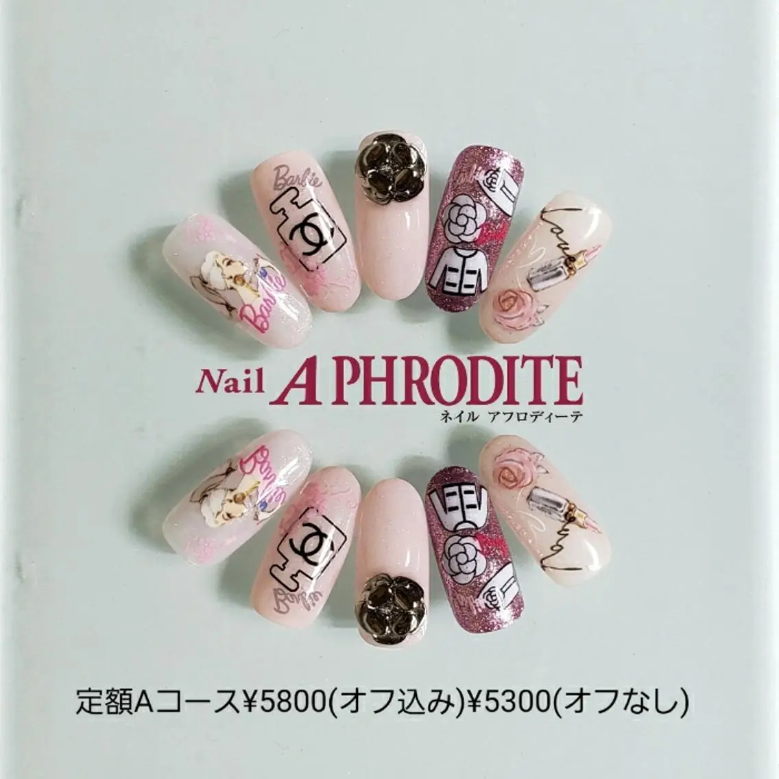ネイル 持ち込み ニュアンスネイル ハンドネイル Nail Aphroditeのネイルデザイン