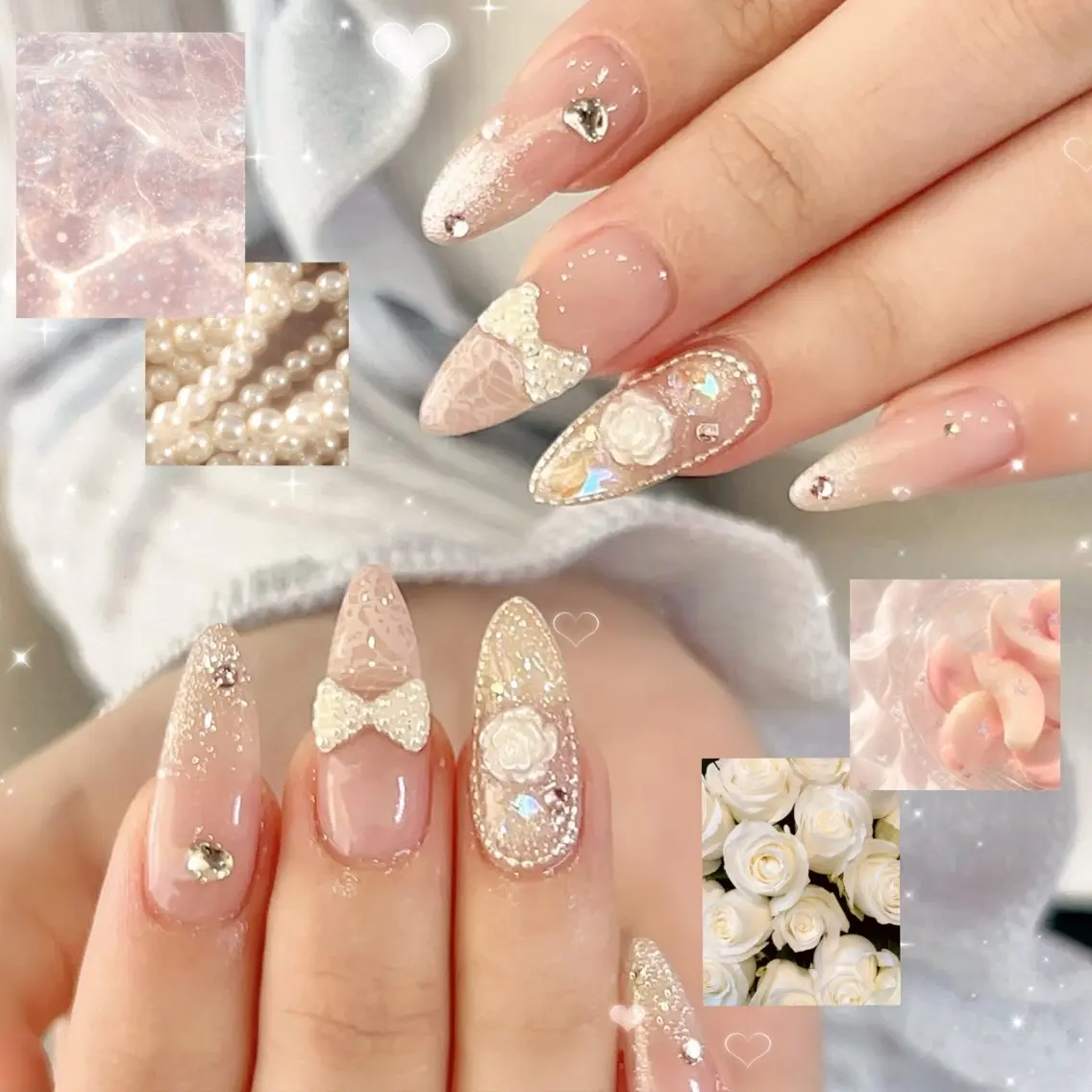 ネイル ハンドネイル 🪄mimi🎀 Midori🪽のネイルデザイン