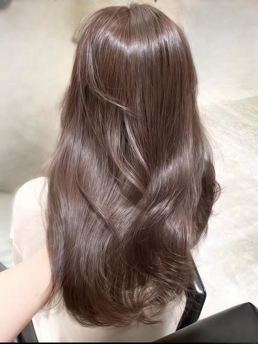 セミロング カラー ヘアカラー トリートメント 鈴木 一貴のヘアスタイル