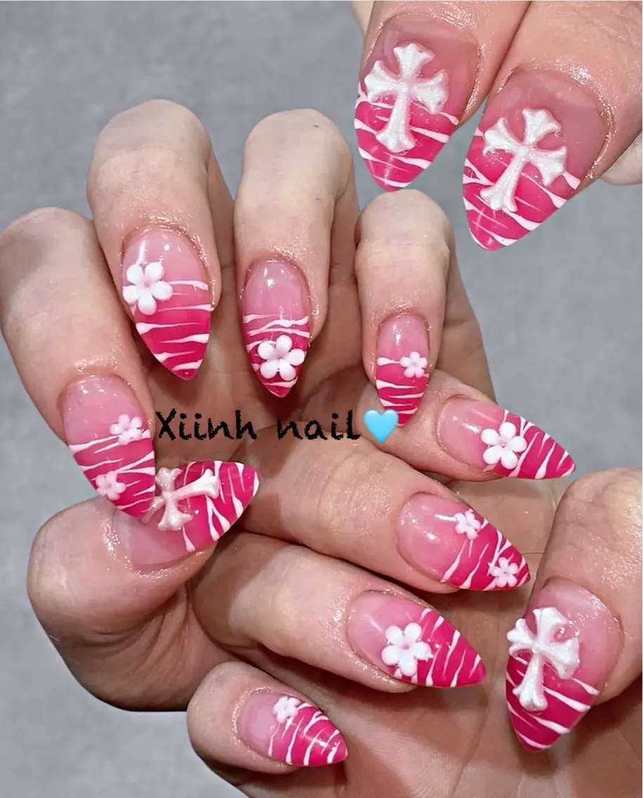 ネイル チークネイル 桜ネイル フットネイル ジェルネイル ハロウィン XIINH NAIL SALONのネイルデザイン