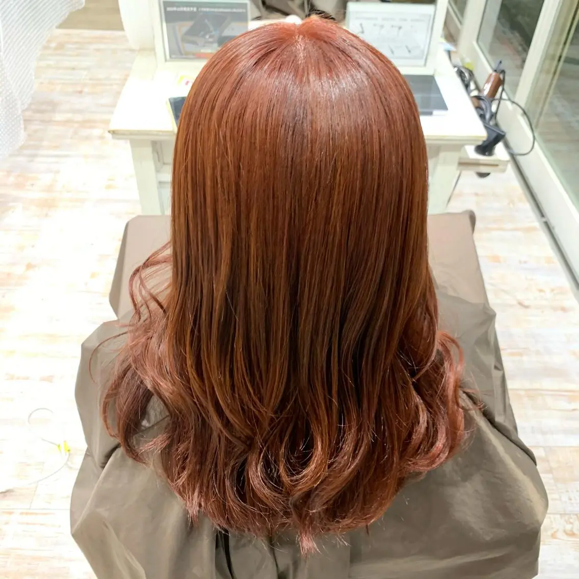 ロング カラー 中田 サヤカのヘアスタイル