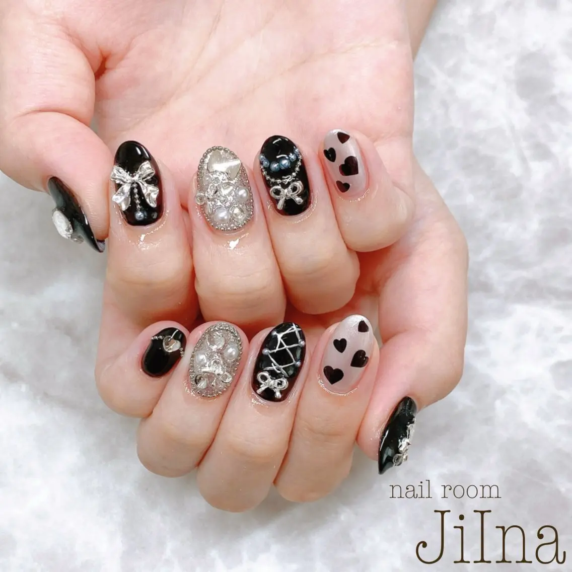 ネイル 持ち込み JiIna nailのネイルデザイン