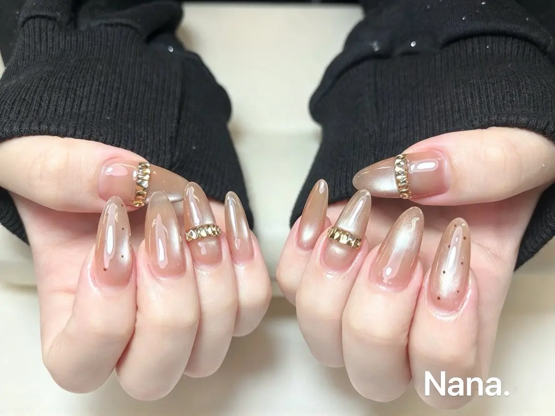 ネイル ハンドネイル Nana🎀 研修ネイルのネイルデザイン
