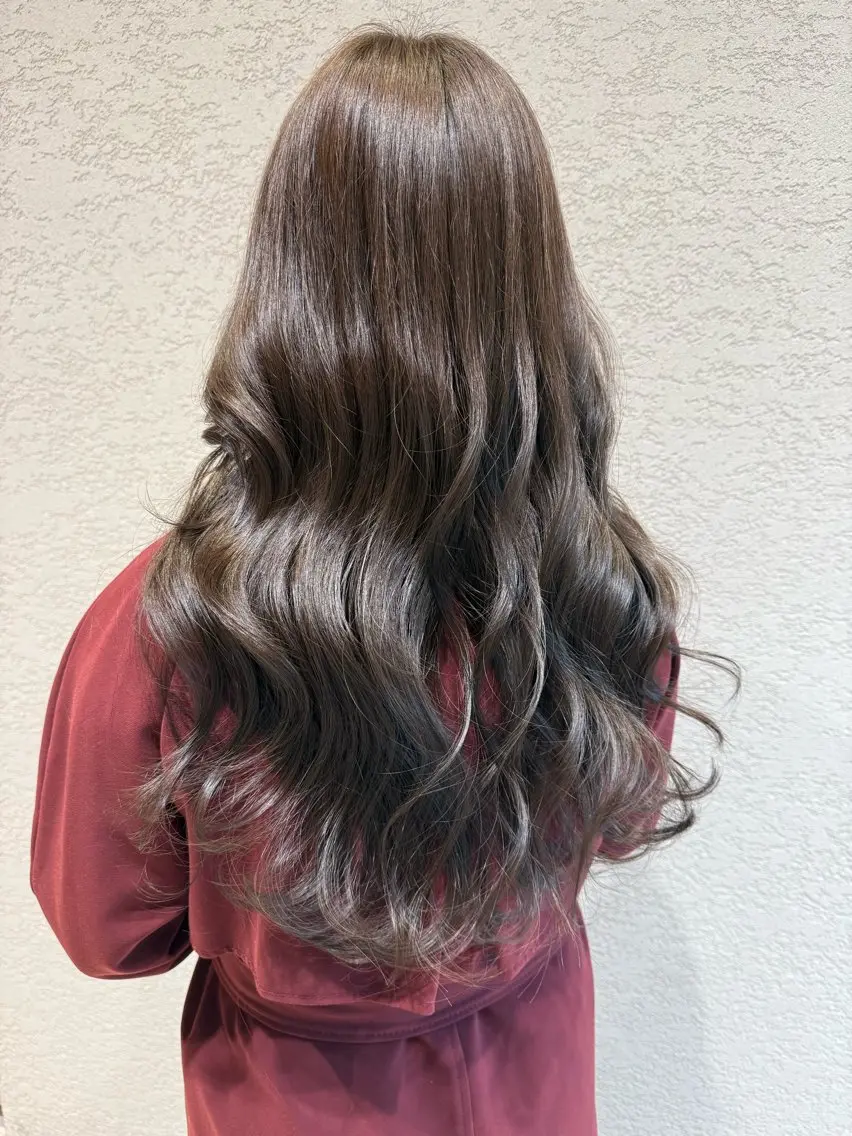 セミロング カラー カット ヘアカラー トリートメント 美髪縮毛矯正✨🫧 レイヤー川村利幸のヘアスタイル