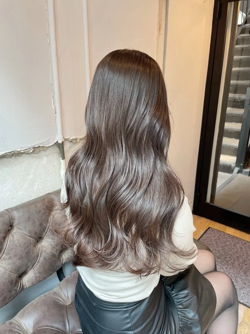 ロング カラー ヘアカラー トリートメント 🎀愛されモテ カラー🎀/moeのヘアスタイル