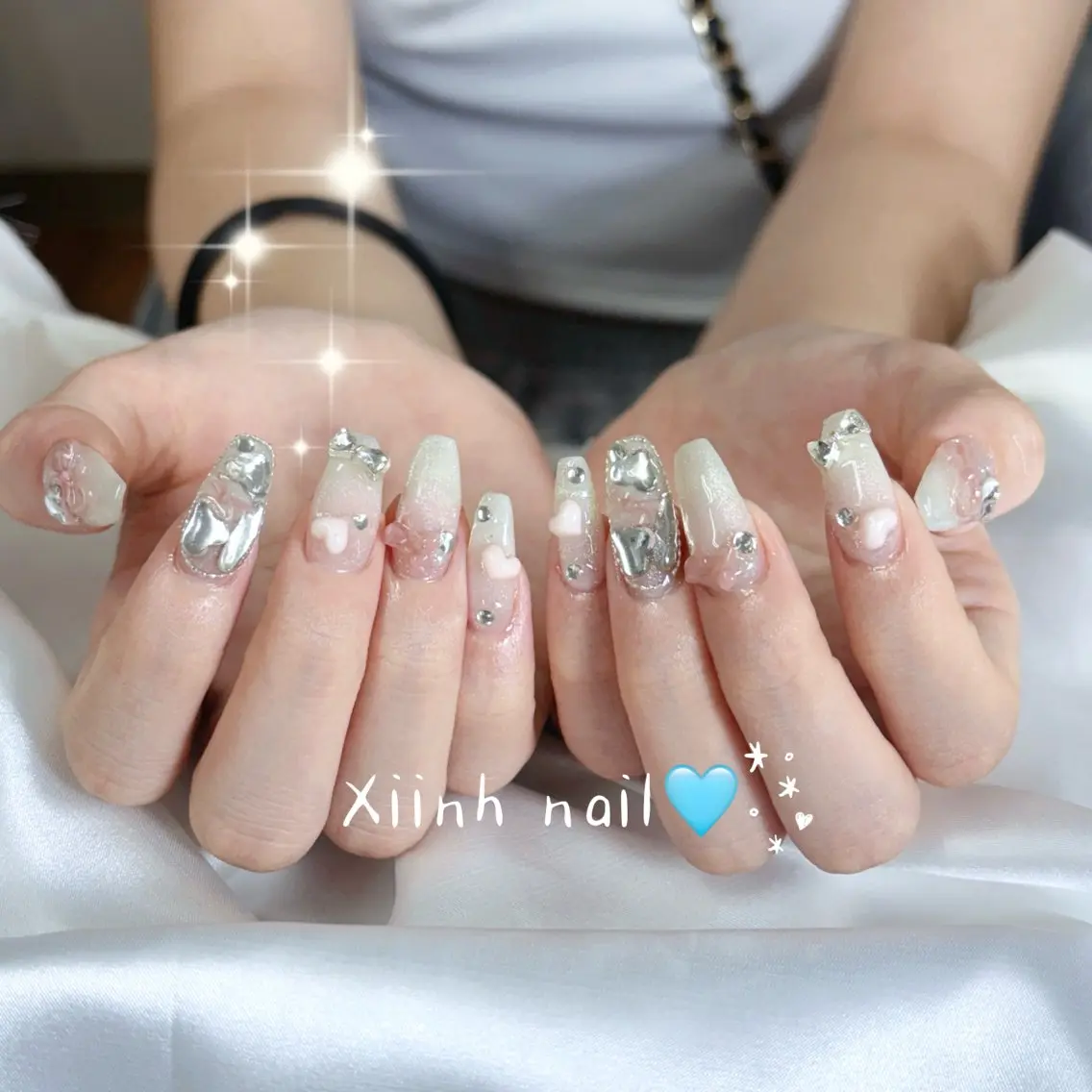 ネイル チークネイル 桜ネイル フットネイル ジェルネイル ハロウィン XIINH NAIL SALONのネイルデザイン
