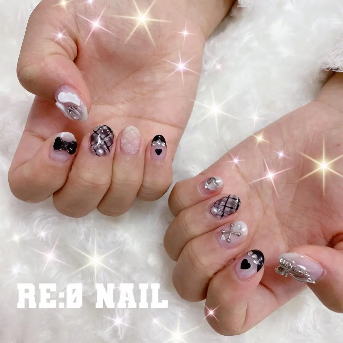 ネイル ハンドネイル Re:Ø nail 🩵TSUJIのネイルデザイン