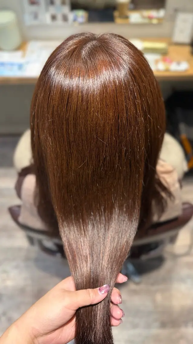 カラー ブラウンカラー オレンジ オレンジブラウン 透明感カラー /湘南/ゴトウのヘアスタイル