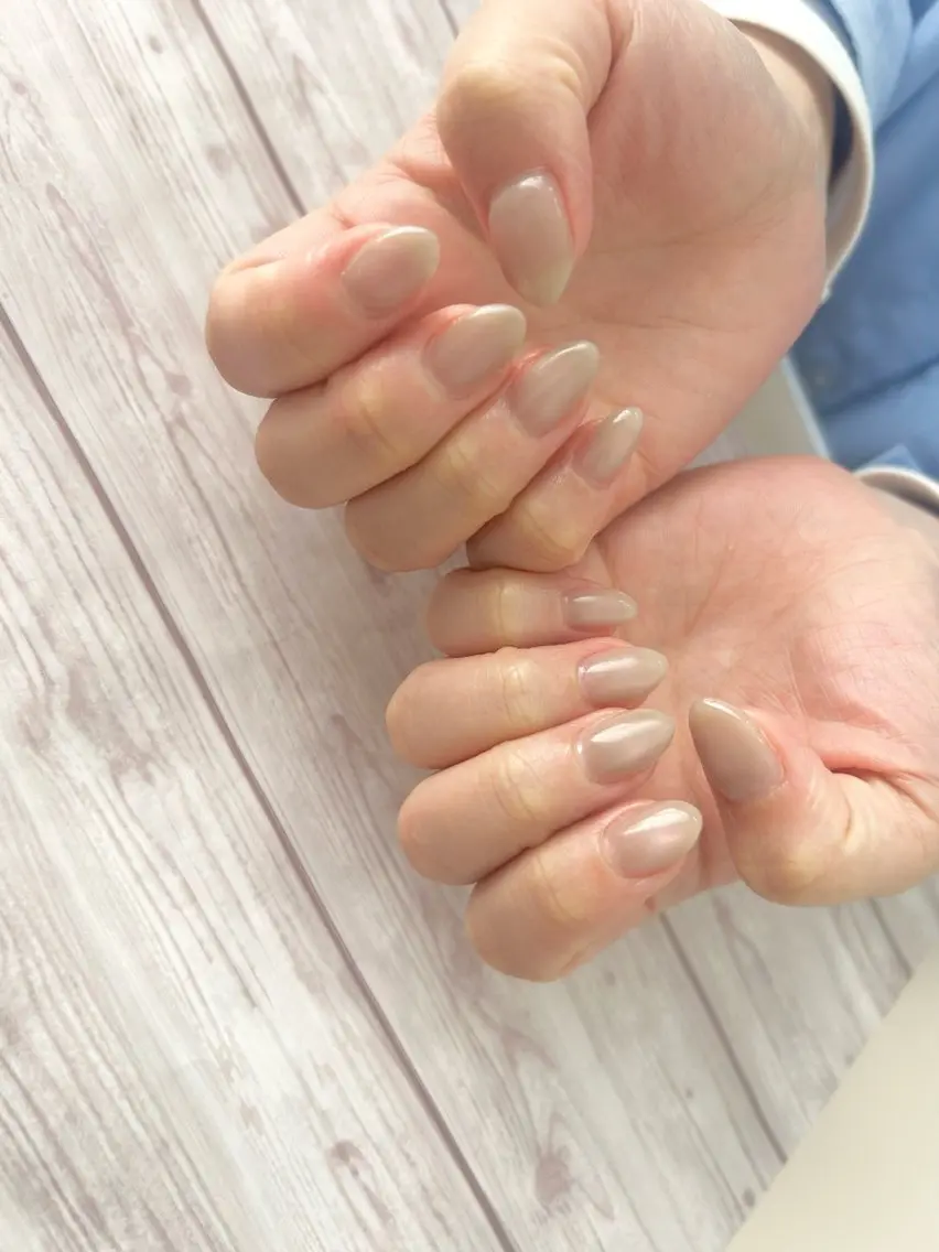 ネイル ピンク ハンドネイル MYu Beauty Salon YURIのネイルデザイン