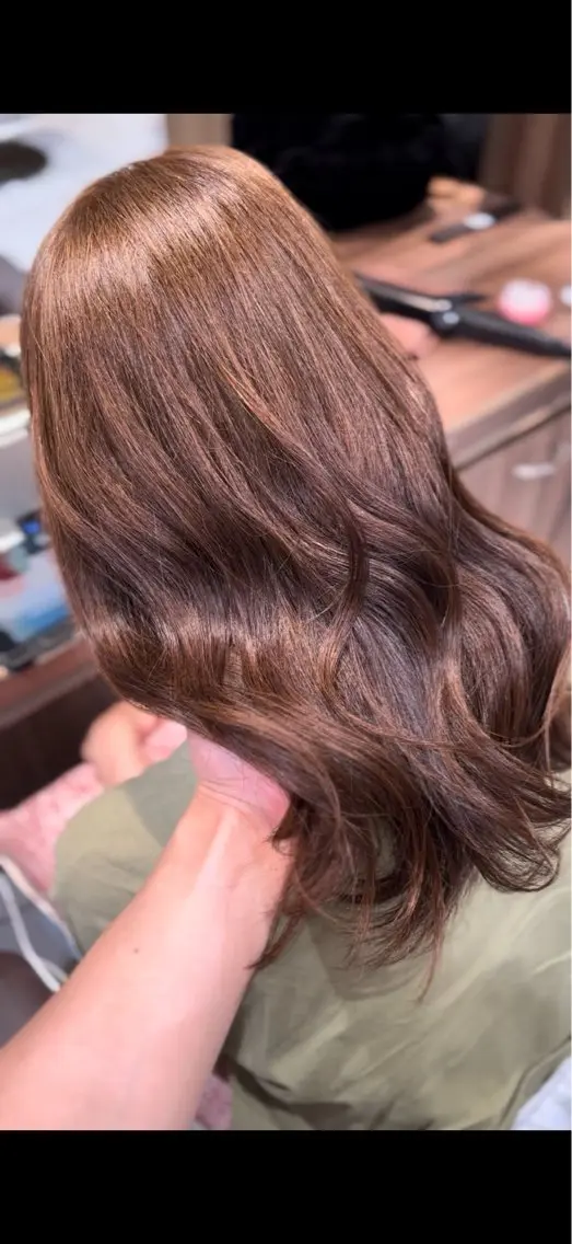 ロング カット ヘアカラー トリートメント 🦋透明感/艶髪/ レイヤー/Ryugaのヘアスタイル