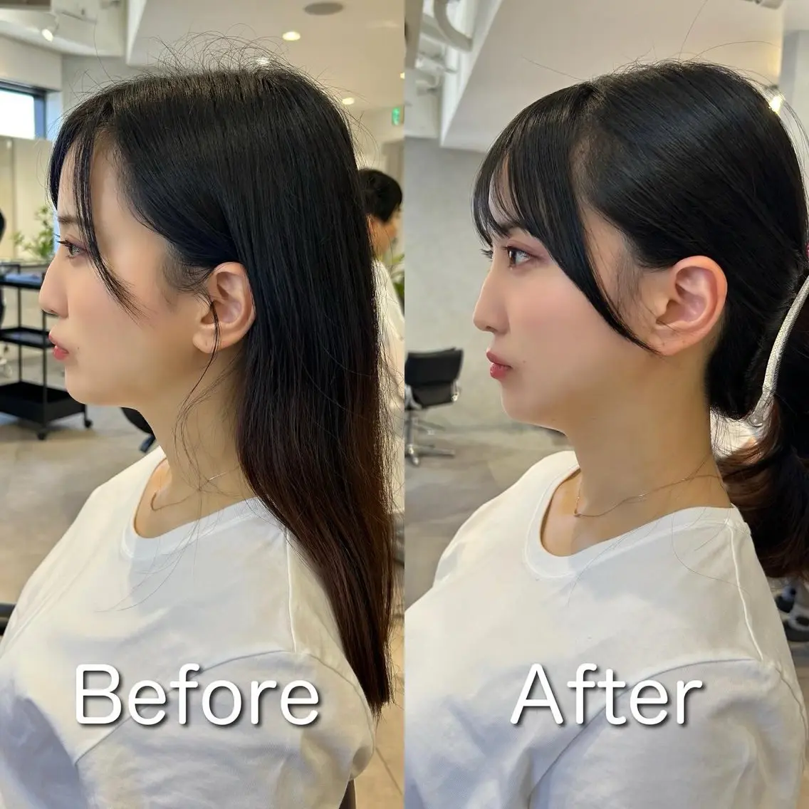 ミディアム レイヤーカット ❤️ショートカット ・顔周りカット❤️のヘアスタイル