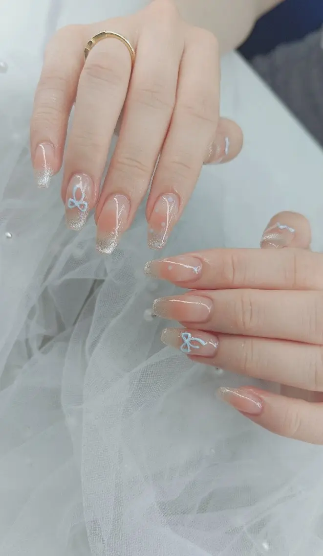 ネイル べっ甲ネイル チークネイル フレンチネイル 韓国ネイル ニュアンスネイル ♡Sherry  Nail♡のネイルデザイン