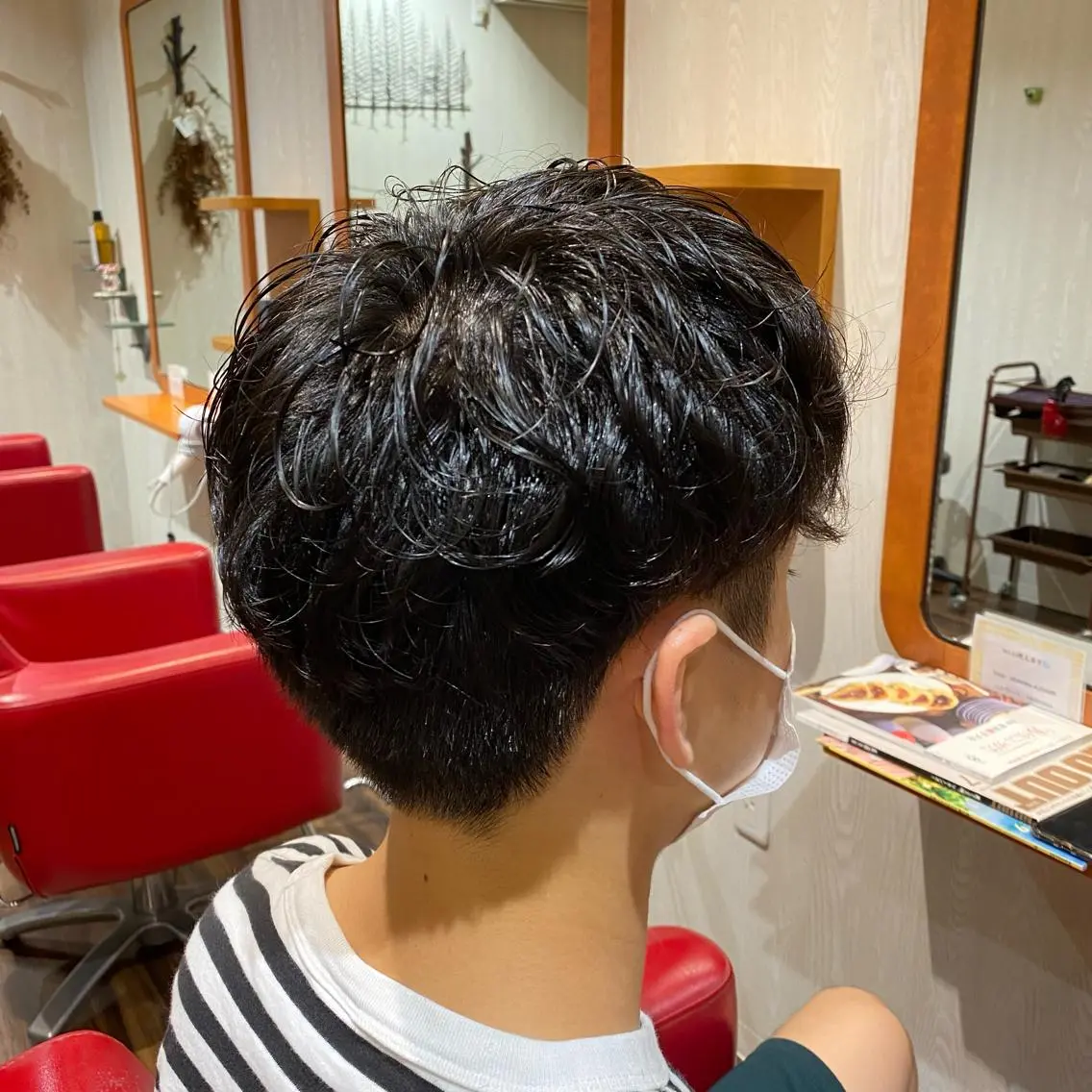 パーマ メンズ 木宮 美緒のヘアスタイル