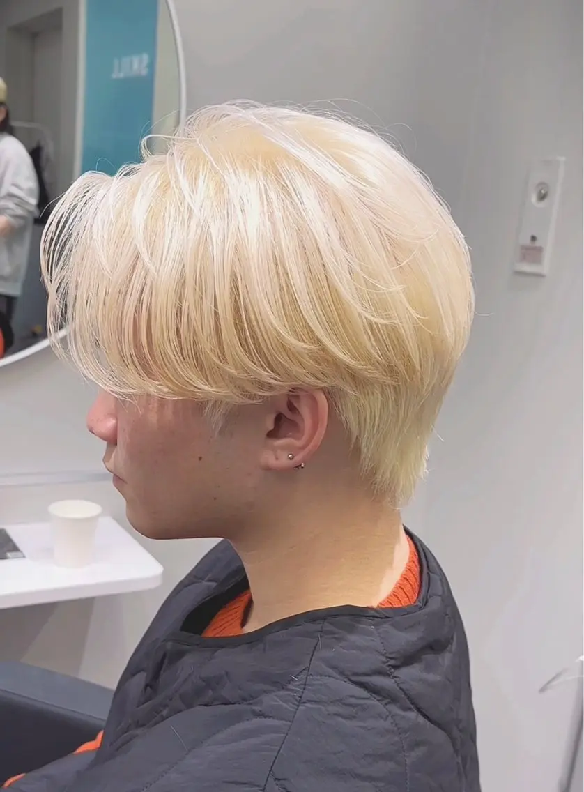 ショート カラー パーマ メンズ メンズの天才 ツバサのヘアスタイル
