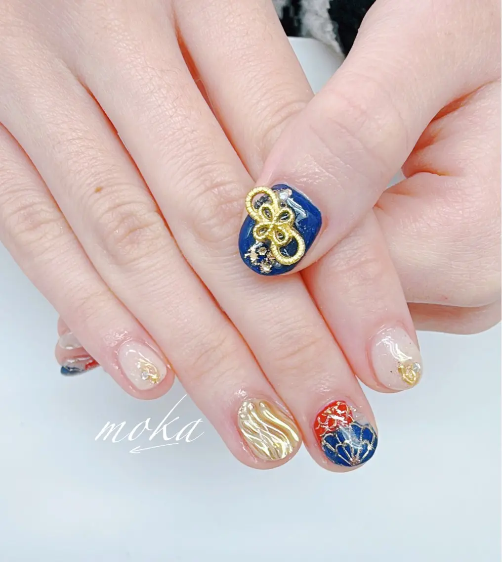 ネイル ハンドネイル ハンドケア 胡蝶蘭レディースサロ ンNailMOKAのネイルデザイン