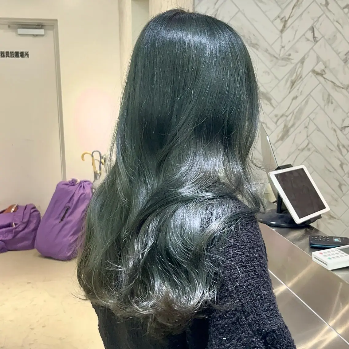 【贅沢フルケア】TOKIO treatment付👀🤍イルミナカラー+カットの写真