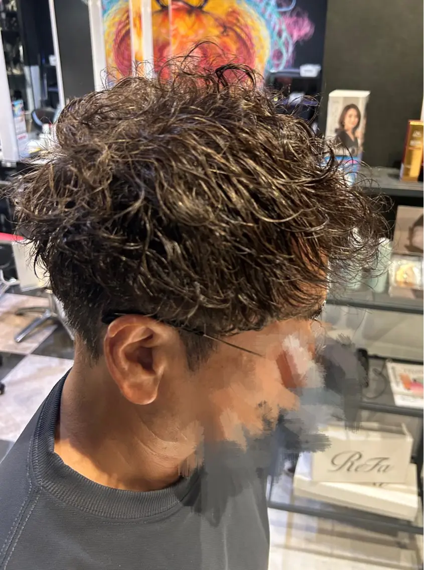 メンズ カット パーマ 福島 舞のヘアスタイル