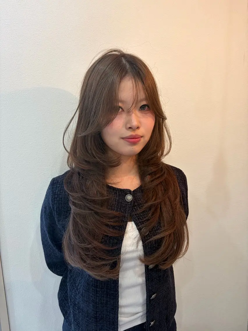 ロング カラー ヘアアレンジ カット ヘアカラー トリートメント MYRTLE Mifūのヘアスタイル