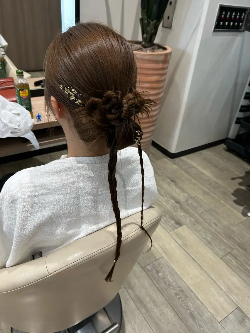 ロング 能登 彩穂のヘアスタイル