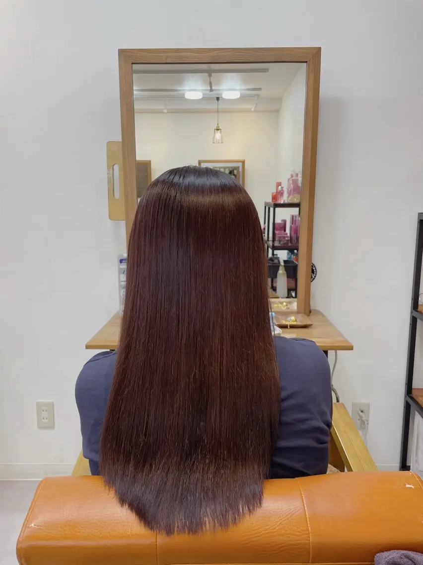 ロング lore 中村かれんのヘアスタイル