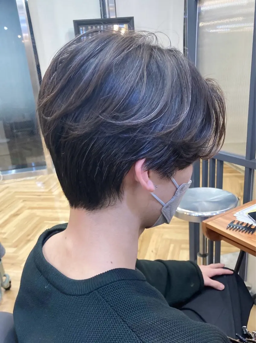 ショート カット レイヤー/メンズ 竹田凪儀のヘアスタイル