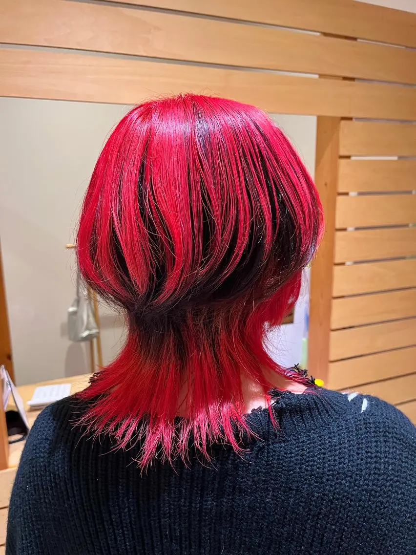 ミディアム カラー ヘアカラー トリートメント ✨髪質改善🎨 杉本賢人のヘアスタイル