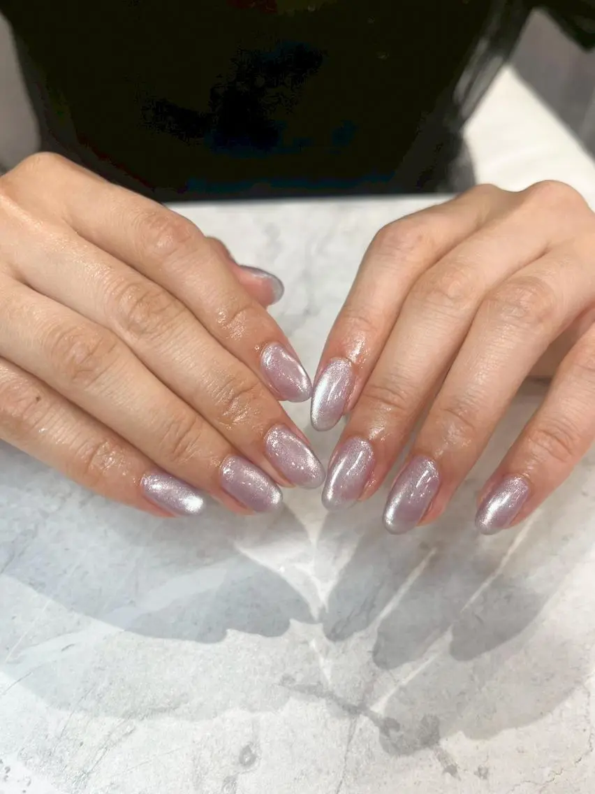 ワンカラー/ラメグラ/カラーグラ💅　オフ・ドライケア込みの写真