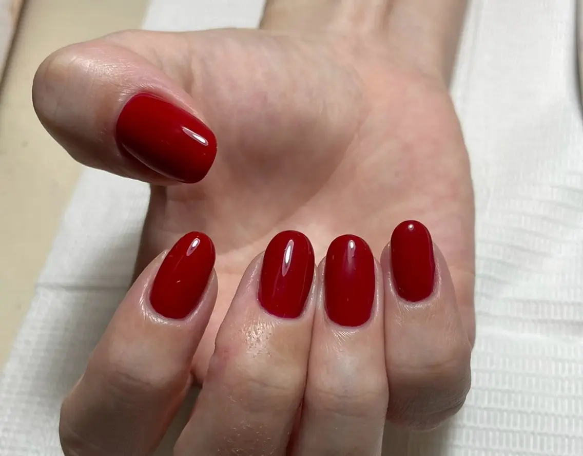 ネイル ワンカラーネイル Ouna NAIL haruのネイルデザイン