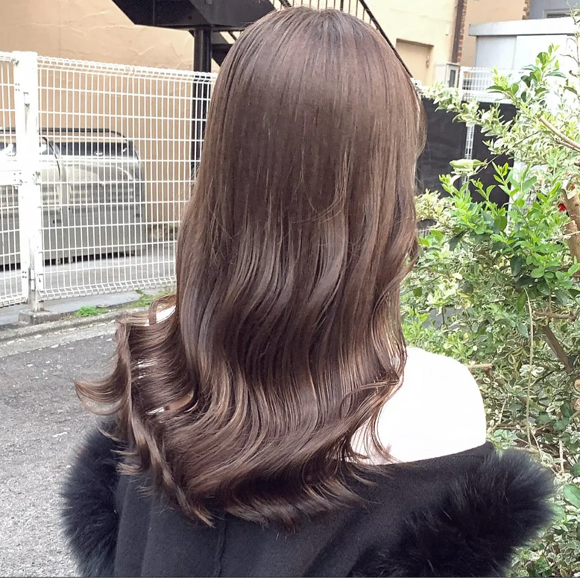 セミロング あおき りゅうせいのヘアスタイル