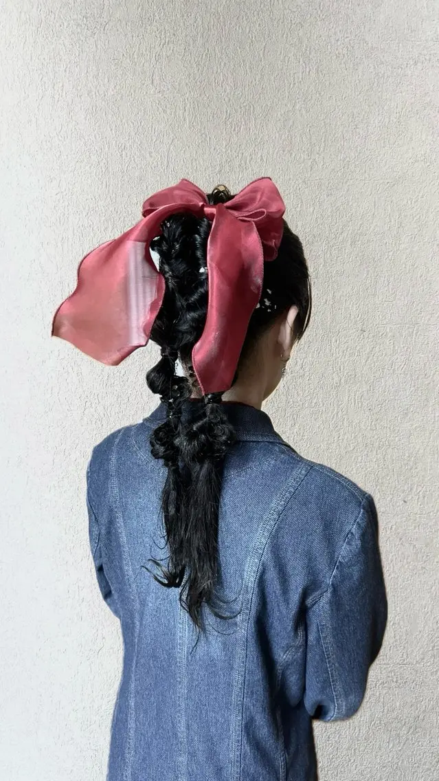 ロング ヘアアレンジ 平山 絵理のヘアスタイル
