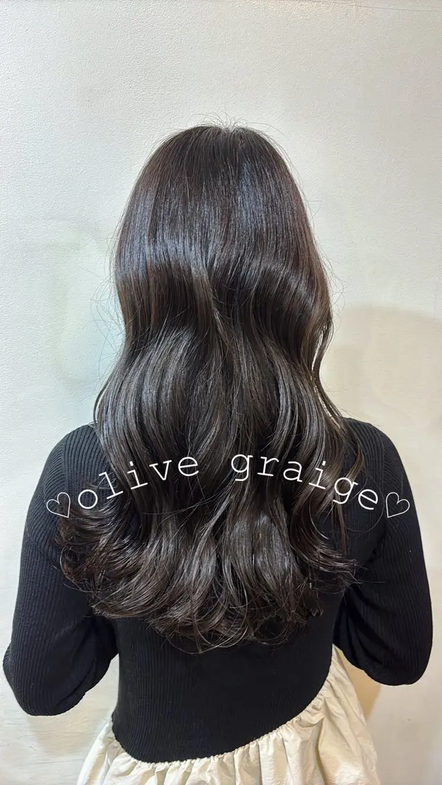 ロング カラー 黒髪 ケアカラー ダブルカラー カット ヘアカラー トリートメント 🍒桜井 優華🍒のヘアスタイル