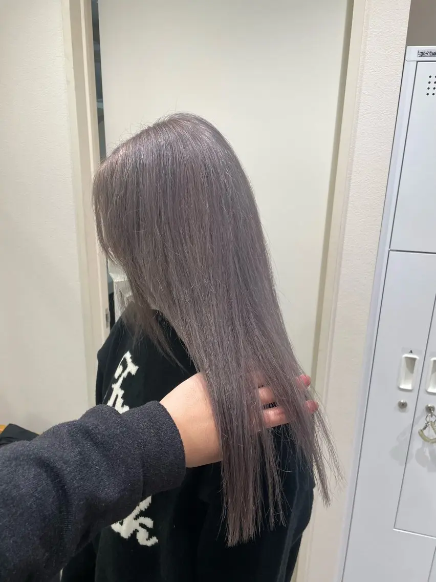 ロング ヘアカラー トリートメント ENN藤本 大輝艶感カラーのヘアスタイル