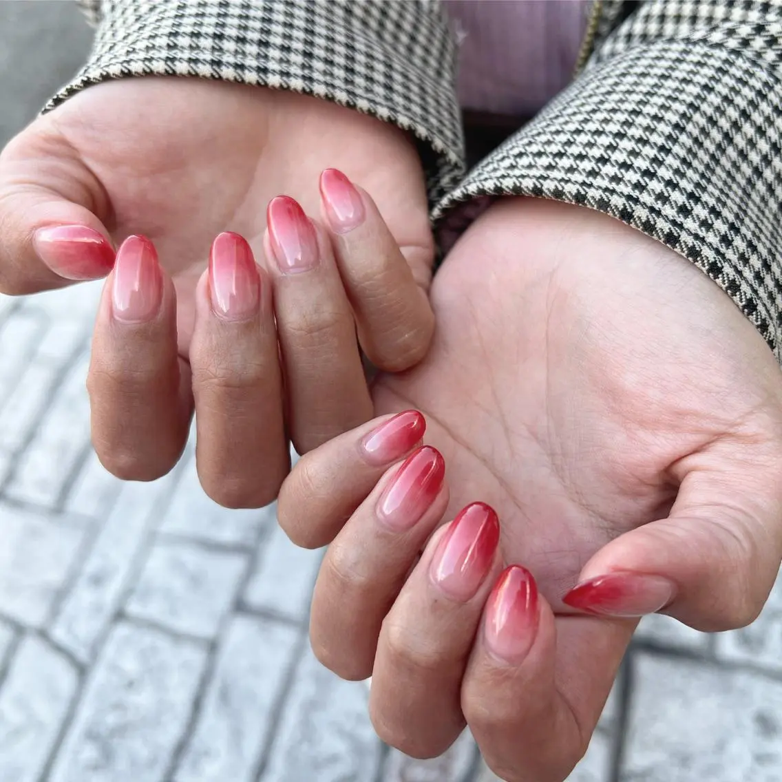 ネイル グラデーション ピンク nail salon CHEのネイルデザイン