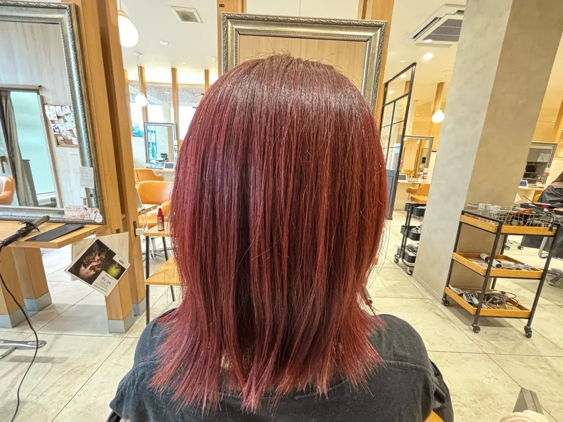 カラー かわにし ゆきのヘアスタイル