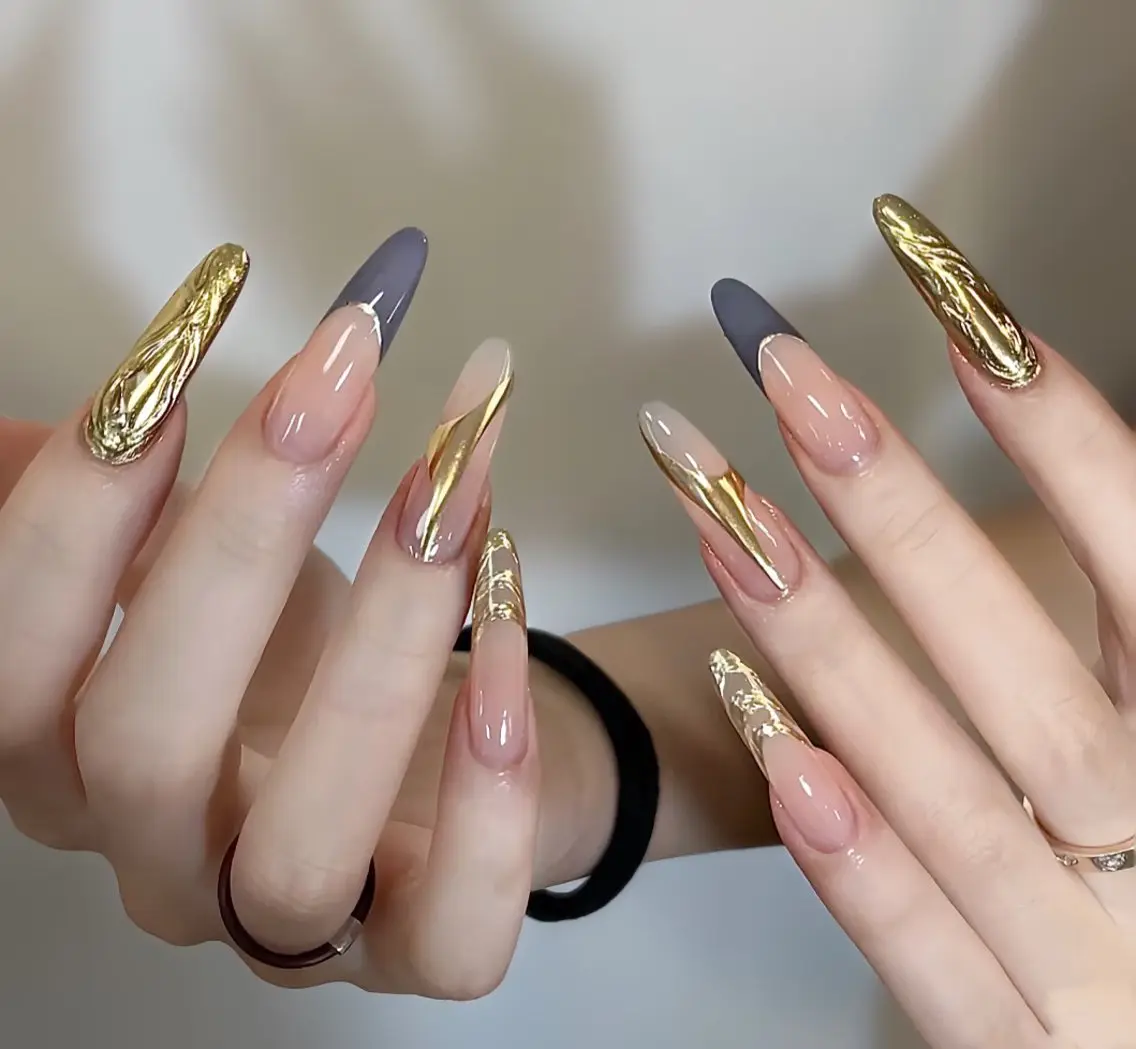 ネイル アートネイル チークネイル 長さ出し フレンチネイル ジェルネイル YK Beauty Salonのマツエク・マツパデザイン