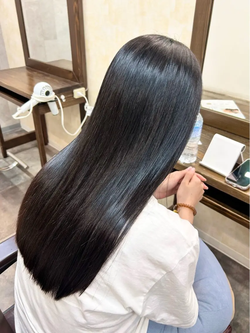 ロング 縮毛矯正 縮毛矯正 髪質改善/縮毛矯正 Manamiのヘアスタイル