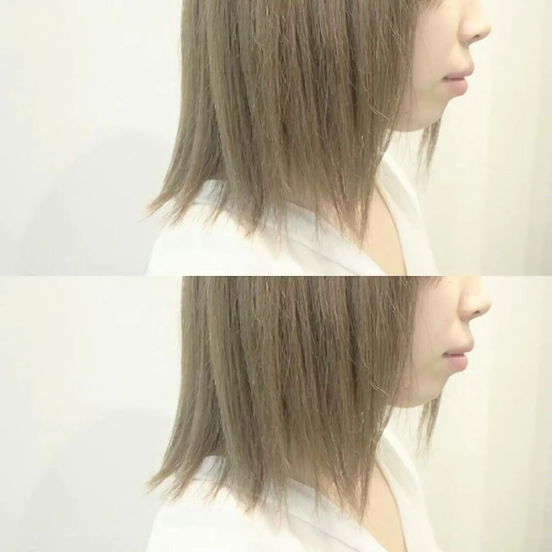 カラー ハイトーンカラー クニモトハルナ ボブ/柔らかカラーのヘアスタイル