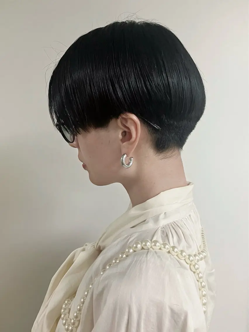 ショート fumika推しカラ ー/デザインカラーのヘアスタイル
