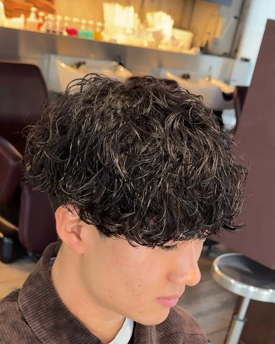 パーマ メンズ メンズパーマ カット パーマ fifth 堀内新史のヘアスタイル