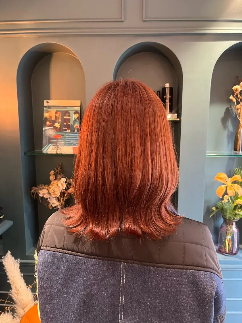 ミディアム カラー カット ヘアカラー トリートメント ヘアセット 🌻暖色カラー🌻 sakuraのヘアスタイル
